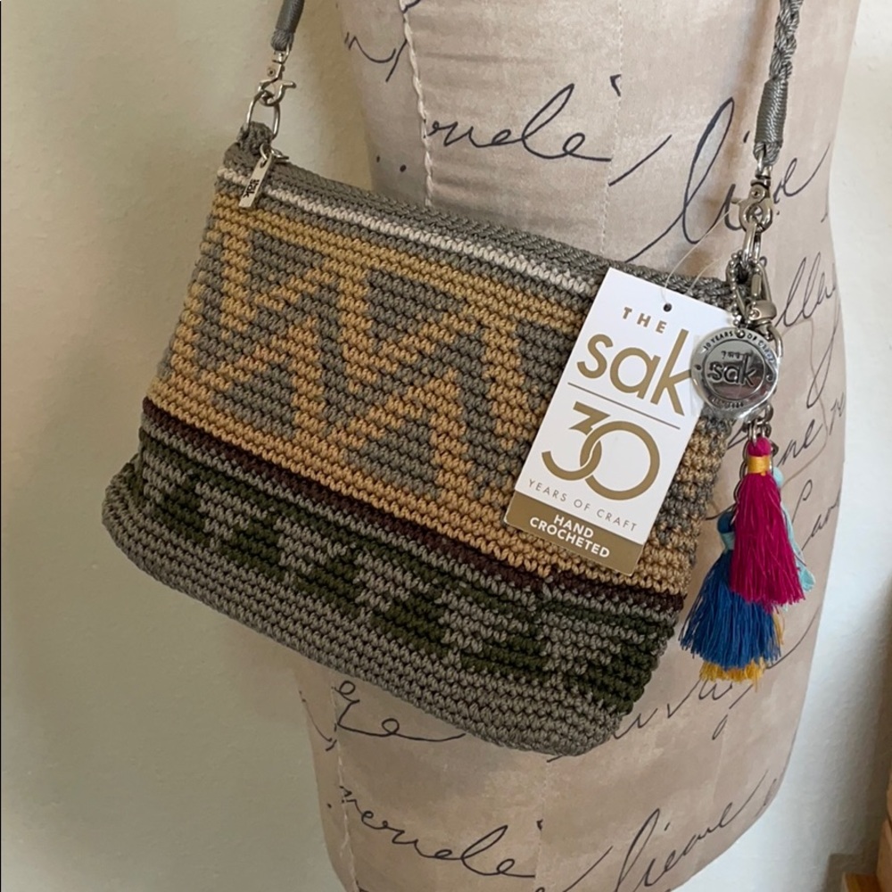 The Sak cross body neutral colors